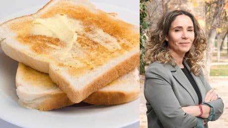 Ángela Quintas, nutricionista, avisa sobre las tostadas con mantequilla en el desayuno: "No son la mejor fuente de grasa"