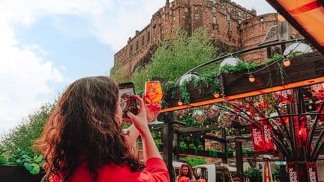 Popular rooftop bar with castle views gets summer makeover