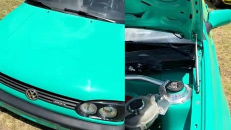 Abre un Volkswagen Golf GTI de los 90 y deja sin palabras a la gente por el motor que esconde bajo el capó: “Más barato que el coche”