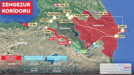 Zengezur Koridoru’nda temel atıldı: Barış koridoru için ilk kazma