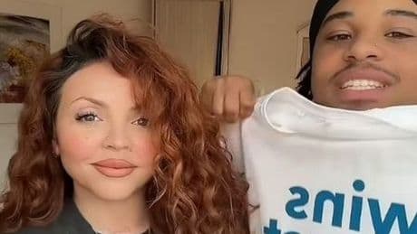 Pregnant Jesy Nelson cheers on partner Zion Foster from hospital as he tackles London Marathon