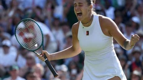 Sabalenka despierta a tiempo para meterse en sus terceras semifinales de Wimbledon