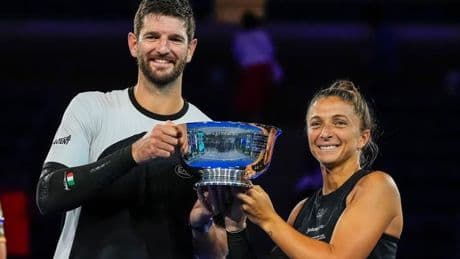 US Open der Tennisprofis: Keine Topstars als Mixed-Champion - Italienisches Duo jubelt