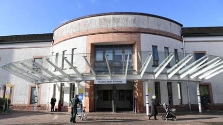 Over one third of patients at University Hospital Wishaw’s A&E department waited more than eight hours for treatment