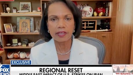 Iraq War architect Condi Rice heaps praise on Trump admin for Iran strikes