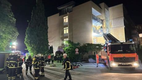 Three patients dead and over 50 injured in fire overnight at German hospital