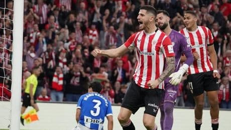 El primer gol en propia meta que celebra el Athletic tiene sabor a Champions