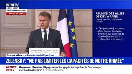 Guerre en Ukraine: "60% des armes utilisées par l'Ukraine sont produites dans le pays", explique Emmanuel Macron