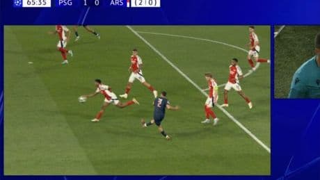 TNT commentators fume at 'ridiculous' PSG vs Arsenal decision as VAR slammed