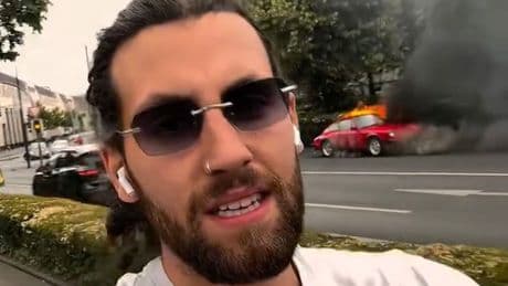 Flammen! Notruf! - Rapper nutzt Feuer eiskalt für Promotion