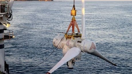Japón arroja enormes turbinas al mar y soluciona varios problemas de las renovables