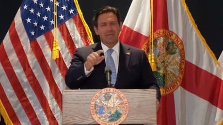 Watch: Ron DeSantis’s Hulk Hogan tribute interrupted by ‘Alligator Alcatraz’ heckler