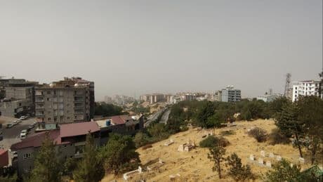 Şırnak’ta toz taşınımı: Cudi ve Gabar dağları gözden kayboldu