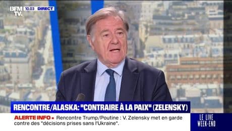 Rencontre Trump/Poutine en Alaska: "Trump a créé la surprise", lance l'ancien ambassadeur de France à Moscou