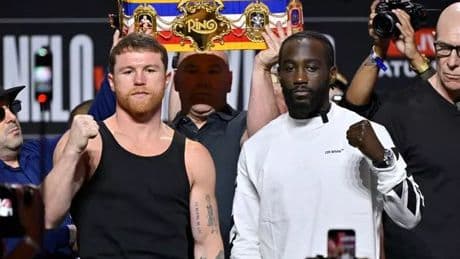 Boxing tonight: How to watch, live stream and ring walk time for Canelo vs Crawford