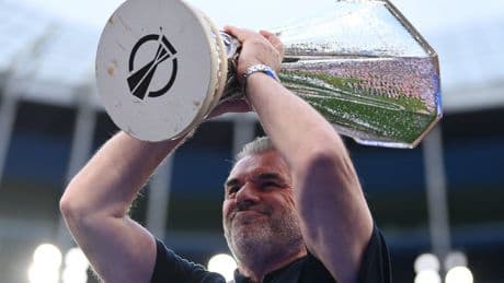 Ange Postecoglou breaks silence on Tottenham future amid Daniel Levy decision