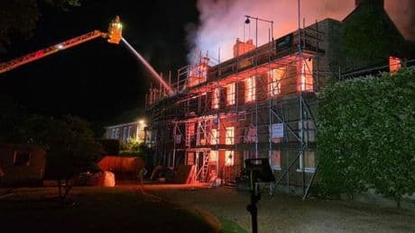 Barnet house fire LIVE: Dramatic photos show home on London's 'millionaires row' engulfed by flames