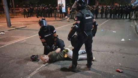 Serbia's populist president announces more arrests after a massive anti-government protest