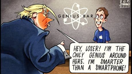 This weekend’s cartoon: Make iPhones Great Again