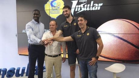 Eric Vila, en su presentación como jugador del CB Gran Canaria: "No soy un jugador tan demandado como pareció en este mercado de fichajes"