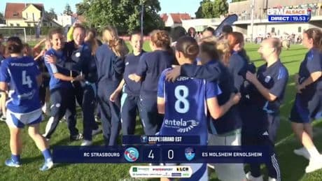Coupe du Grand Est féminine: la réserve de Strasbourg s'adjuge le trophée