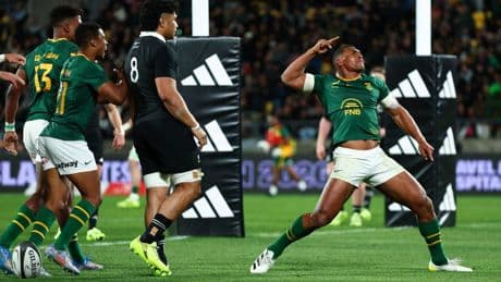 All Blacks suffer heaviest-ever defeat as Springboks dismantle New Zealand