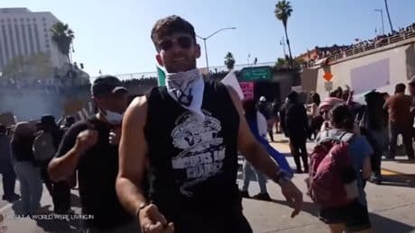 ‘That f***ed my hair up’: Twitch streamer Hasan Piker stunned by flashbang in LA riots