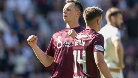 Derek McInnes 'won't give up' on Lawrence Shankland staying at Hearts as boss says he'll fight til the bitter end