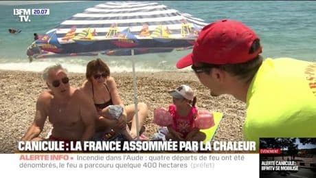 Canicule: les Français assommés par la chaleur