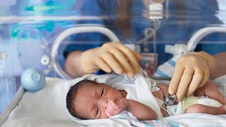 Premature baby girl's life-threatening 'flesh-heating disease' wound healed with fish skin