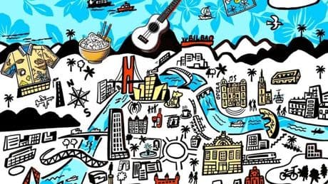 Pasa un día en Bilbao como si estuvieras en Hawái: pokes, camisas floreadas y... ¡vermú con ukelele!
