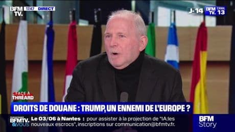 Droits de douane: "Donald Trump est furieux de ne pas avoir réussi à désunir les Européens", explique Bernard Guetta, député européen Renew
