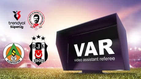 Corendon Alanyaspor-Beşiktaş maçının VAR hakemi belli oldu