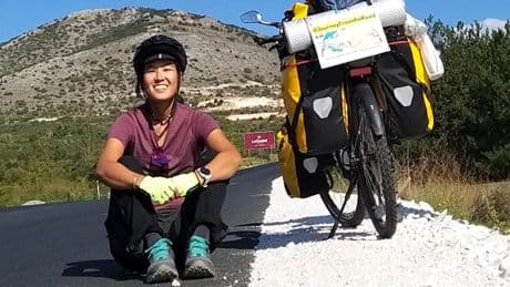 Sara Quiu, de Zaragoza hasta la China de sus ancestros en bicicleta: “Pasé dos años pedaleando”