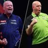 Michael van Gerwen wint maar laat zwakke Raymond van Barneveld lang in leven in matige partij