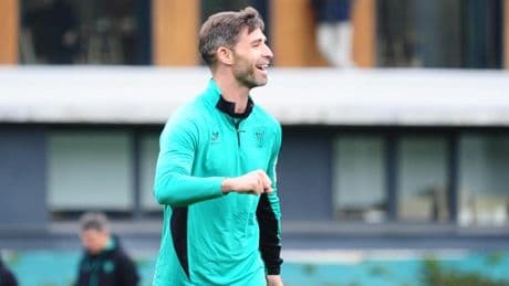 Valverde ha ido a ver entrenar a Yeray con el Derio