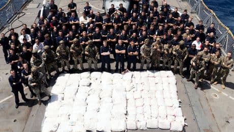 Royal Navy warship seizes £30m of drugs in Middle East