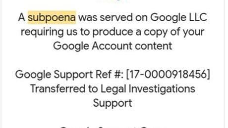 Tech expert warns of ‘extremely sophisticated’ new Gmail scam claiming to be from ‘law enforcement’