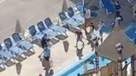 Desperate Brits mocked after making mad dash for Benidorm sun loungers