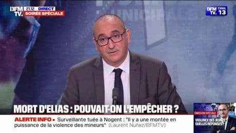 Mort d'Elias: "Tout n'a pas été fait correctement", déplore Laurent Nuñez, préfet de police de Paris,