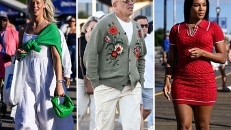 Tennis lovers served up preppy chic at the US Open
