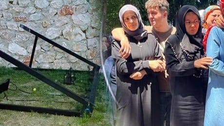 4 yaşındaki Yağız'ın kahreden sonu! Demir salıncağın altında kaldı