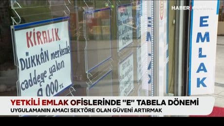 Yetkili emlak ofislerinde E- tabela dönemi