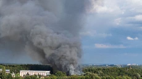Video: Tomorrowland main stage consumed by enormous fire