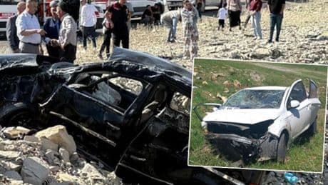 2 ilde şarampol faciası: 4 ölü, 5 yaralı!