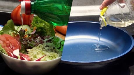 Praktische Funktion: Dafür ist die Lasche an der Ölflasche tatsächlich da