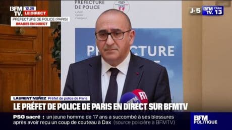 PSG-Inter: Laurent Nuñez évoque la présence de “bandes de pilleurs et de casseurs” sur les Champs-Élysées