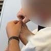 Disgusting moment passenger picks dirt from underneath his partner's TOENAILS on flight from Tenerife