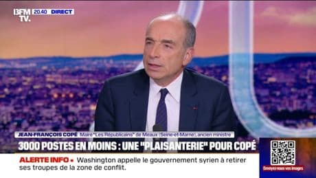 Deux jours fériés supprimés: "Ça ne peut pas suffire", indique Jean-François Copé, maire de Meaux (LR)