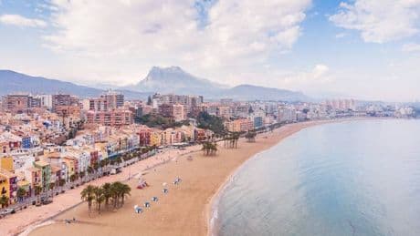 Beautiful hidden gem town in Spain with golden beaches and turquoise waters